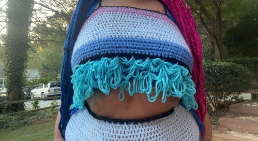 Sally Sea Side Crop Top