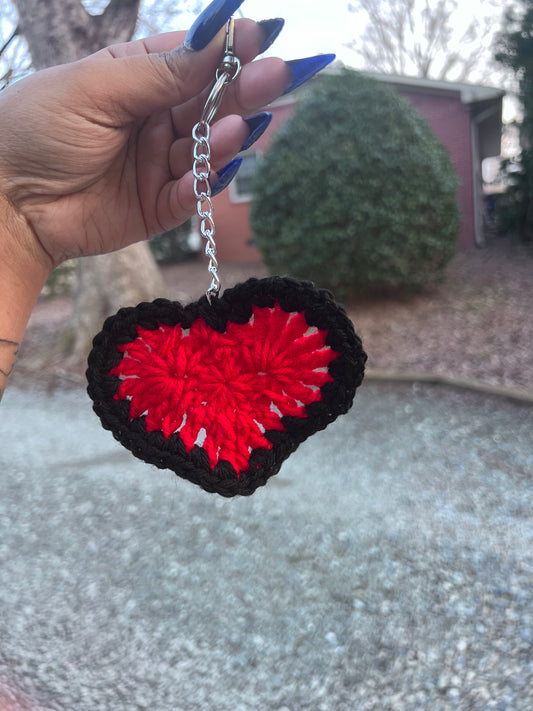 Valentines Day Heart Keychain ♥