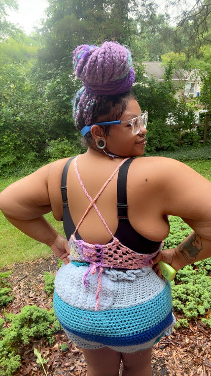 Summer Fishnet Grannysquare Bralette